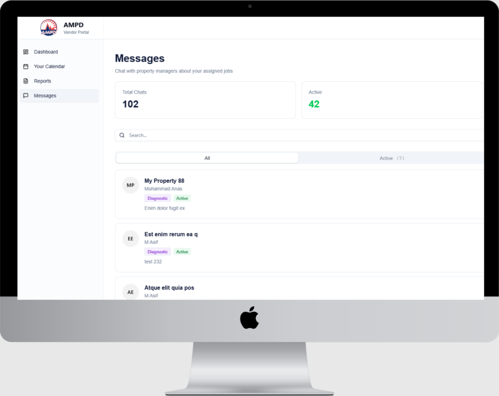 Centralized Maintenance Communication