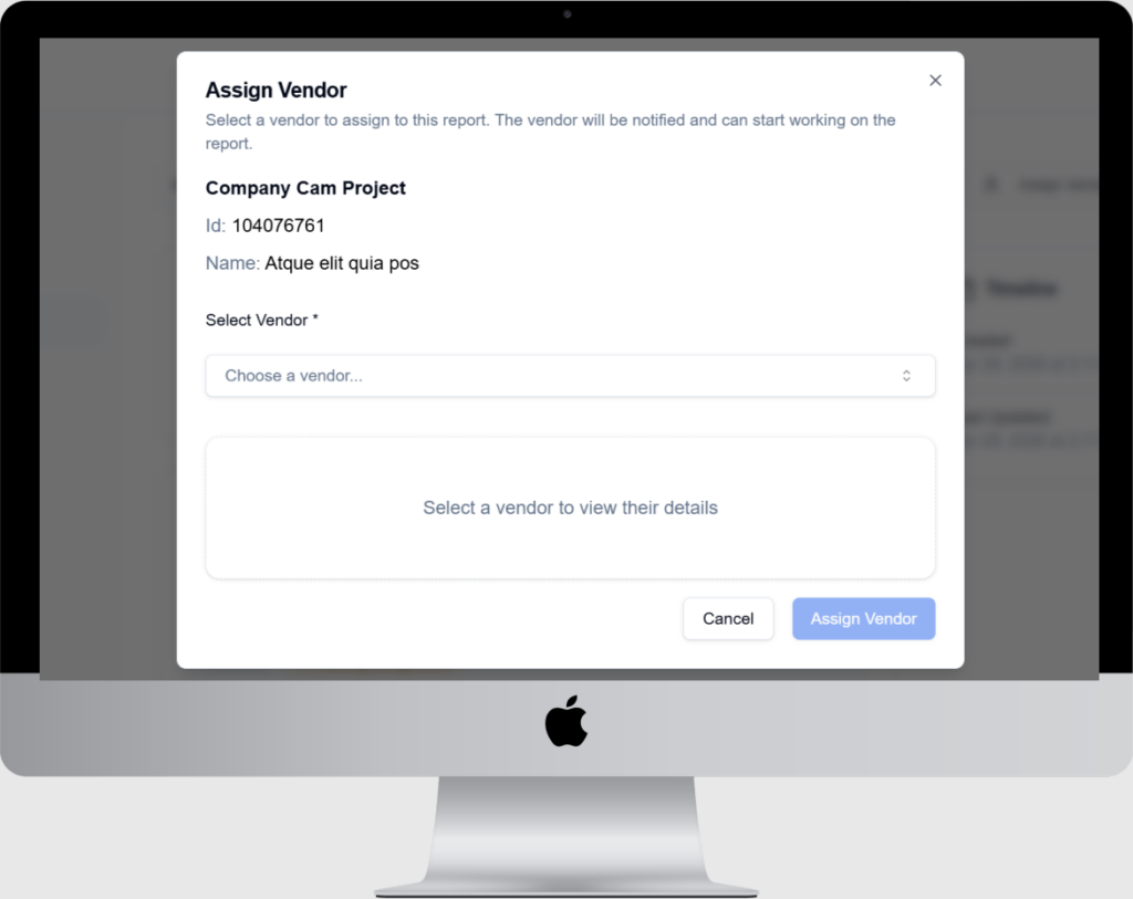 Vendor Coordination & Scheduling